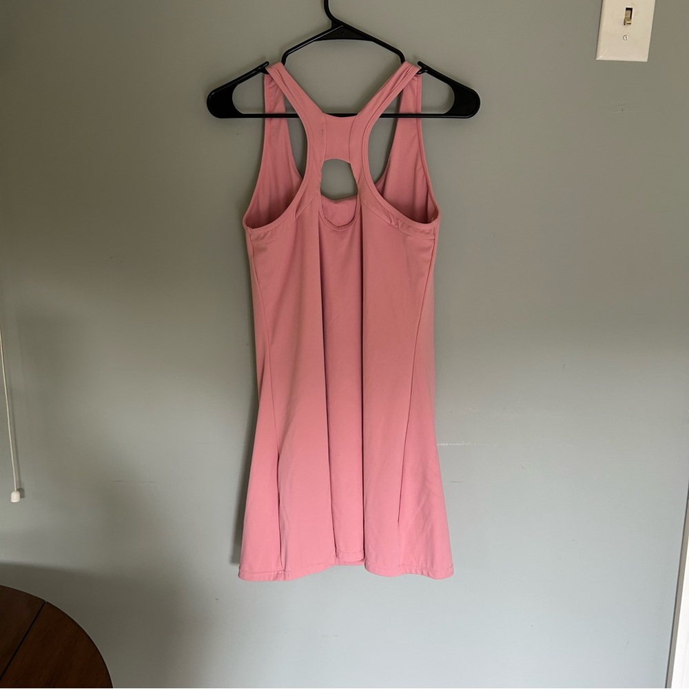 Pink Athletic Dress with built in Shorts - Picture 2 of 3